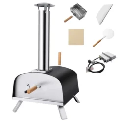 Costway 12" Multi-Fuel Pizza Oven Propane & Wood Fired Pizza Maker Portable -Garden Furniture Discounts GUEST ab22d72c 62df 436c b428 746fbd5bafe8