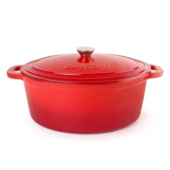 BergHOFF Neo 8Qt. Cast Iron Oval Dutch Oven, Matching Lid -Garden Furniture Discounts GUEST ab59fcd0 4511 4273 8664 d691838b0884