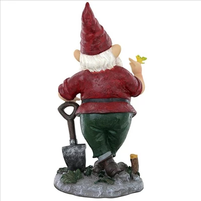Design Toscano Birdy And Spader The Garden Gnome Statue 6 Design Toscano Birdy And Spader The Garden Gnome Statue - Image 4