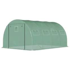 Outsunny Walk-in Tunnel Greenhouse With 2 Zippered Mesh Doors Upgraded Hot House, Green, 13' X 10' X 6.5' 9 Outsunny Walk-in Tunnel Greenhouse With 2 Zippered Mesh Doors Upgraded Hot House, Green, 13' X 10' X 6.5' -Garden Furniture Discounts GUEST ac80eba8 6fde 4099 9b4c 721cddaf80a4