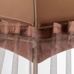 10' X 12' Outdoor Garden Gazebo With Skirts Tent Canopy Beige - Captiva Designs -Garden Furniture Discounts GUEST ad3e7c65 e0e0 4088 ae2b a5570b1dd68f