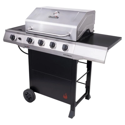Char-Broil Performance Series Stainless Steel 4 Burner 32,000 BTU Outdoor Propane Gas Grill With 435 Square Inches Of Cooking Space And Side Burner 4 Char-Broil Performance Series Stainless Steel 4 Burner 32,000 BTU Outdoor Propane Gas Grill With 435 Square Inches Of Cooking Space And Side Burner - Image 2