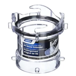 Camco 3.5" Non-Restrictive RV Sewer Hose Connection And Outlet Extender, Clear Plastic Adapter For Waste Tank Removal -Garden Furniture Discounts GUEST ae29232d 1238 4968 926e 58bd379481f7