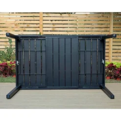 7pc Patio Dining Set With Expandable Steel Table & Metal Padded Arm Chairs - Captiva Designs -Garden Furniture Discounts GUEST b079f64c 375c 4ad3 9601 55855ef6bf36