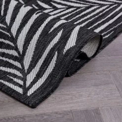 World Rug Gallery Contemporary Palm Leaf Textured Flat Weave Indoor/Outdoor Area Rug -Garden Furniture Discounts GUEST b0f9e762 493f 4681 b79e a369759ae059
