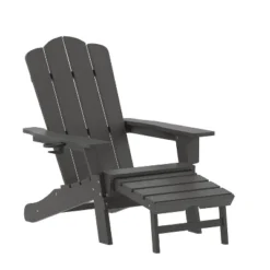Emma And Oliver Adirondack Chair With Cup Holder And Pull Out Ottoman, All-Weather HDPE Indoor/Outdoor Lounge Chair 26 Emma And Oliver Adirondack Chair With Cup Holder And Pull Out Ottoman, All-Weather HDPE Indoor/Outdoor Lounge Chair -Garden Furniture Discounts GUEST b1e1d8f0 6c7d 4890 b50c c74ac5dd0a2b