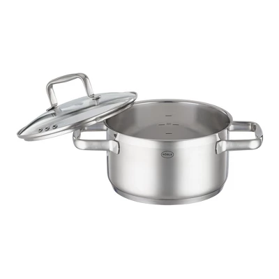 Rosle Charm Series Cooking Pot With Tempered Glass Lid (7.8 In.) 3 Rosle Charm Series Cooking Pot With Tempered Glass Lid (7.8 In.)