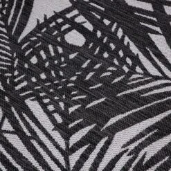 World Rug Gallery Contemporary Palm Leaf Textured Flat Weave Indoor/Outdoor Area Rug -Garden Furniture Discounts GUEST b27c9cd9 0f8e 4d60 8284 525b634615c6