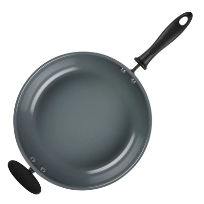 Farberware Reliance Pro 12" Nonstick Ceramic Covered Skillet With Helper Handle Black/Gray 7 Farberware Reliance Pro 12" Nonstick Ceramic Covered Skillet With Helper Handle Black/Gray - Image 5