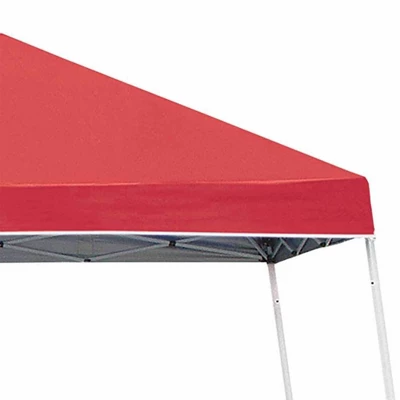 Z-Shade 10 X 10 Foot Angled Leg Outdoor Canopy Tent With A Push Button Locking System And Z-Shade 4 Pack Of Heavy Duty Leg Weight Bags, Red 5 Z-Shade 10 X 10 Foot Angled Leg Outdoor Canopy Tent With A Push Button Locking System And Z-Shade 4 Pack Of Heavy Duty Leg Weight Bags, Red - Image 3
