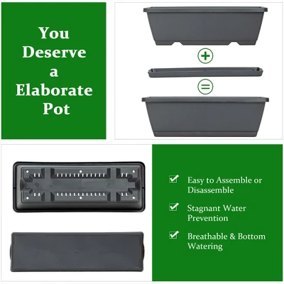 Costway 4 FT Vertical Raised Garden Bed 5-Tier Planter Box For Patio Balcony Flower Herb 8 Costway 4 FT Vertical Raised Garden Bed 5-Tier Planter Box For Patio Balcony Flower Herb - Image 6