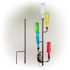 37" Glass/Iron Solar Bottle Tree Stake - Alpine Corporation -Garden Furniture Discounts GUEST b88d3cb3 f186 4b04 8d64 34f4891b07a3