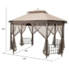 Costway 10' X 12' Octagonal Patio Gazebo Canopy Shelter Double Top W/Netting Sidewalls -Garden Furniture Discounts GUEST b944c0c8 68a5 4190 b6a9 14cd5b886e40