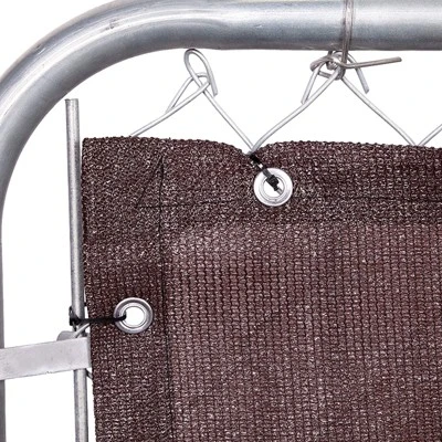 Farmlyn Creek 2 Pack Outdoor Privacy Fence Screen With Zip Ties For Patio And Balcony, Brown, 3 X 4 In 4 Farmlyn Creek 2 Pack Outdoor Privacy Fence Screen With Zip Ties For Patio And Balcony, Brown, 3 X 4 In - Image 2