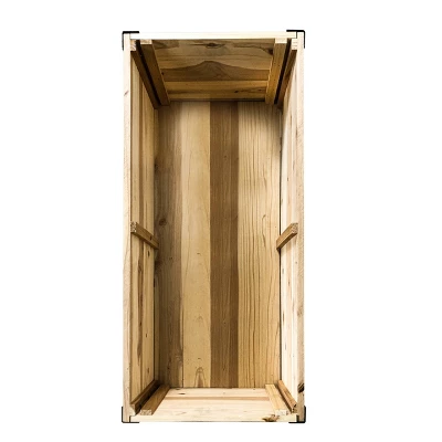 35" Wide Rectangular Wooden Elevated Garden Bed With Legs Tan - Backyard Expressions 7 35" Wide Rectangular Wooden Elevated Garden Bed With Legs Tan - Backyard Expressions - Image 5