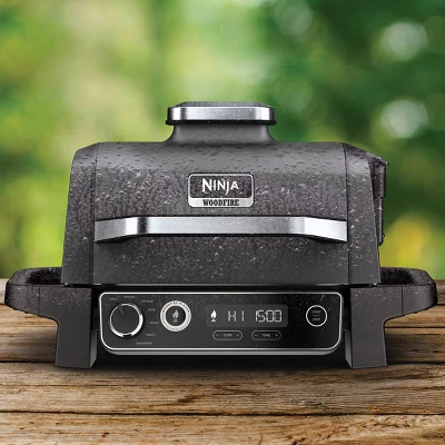 Ninja Woodfire Outdoor Grill & Smoker, 7-in-1 Master Grill, BBQ Smoker And Air Fryer With Woodfire Technology - OG701 13 Ninja Woodfire Outdoor Grill & Smoker, 7-in-1 Master Grill, BBQ Smoker And Air Fryer With Woodfire Technology - OG701 - Image 11