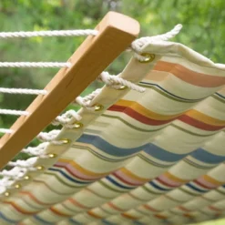 13' Pillowtop Outdoor Fabric Hammock With Spreader Bar Terracotta Pink - Threshold™ -Garden Furniture Discounts GUEST c4063e24 05a0 4999 891a 855cd3d9b6e7