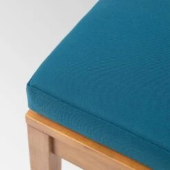 Caswell Set Of 2 Acacia Wood Club Chairs - Teak/Dark Teal - Christopher Knight Home -Garden Furniture Discounts GUEST c50f8e63 5af4 4f33 93c0 6f71f5908b59