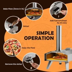 Costway Wood Pellet Pizza Oven Pizza Maker Portable Outdoor Pizza Stone W/ Foldable Leg 15 Costway Wood Pellet Pizza Oven Pizza Maker Portable Outdoor Pizza Stone W/ Foldable Leg -Garden Furniture Discounts GUEST c5288141 6c37 4cf7 a4c6 2e13e86082f9