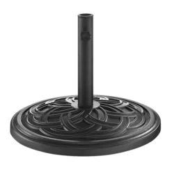 Carden Round Weave Umbrella Stand - Saracina Home -Garden Furniture Discounts GUEST c57156be 3490 409b ba7f 02d2b195bbcd