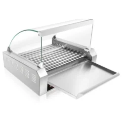 Olde Midway Electric Hot Dog Roller Grill Machine With Glass Cover, Commercial Grade -Garden Furniture Discounts GUEST c74413aa 29e7 4f0b 87af 60ed57a1fc16