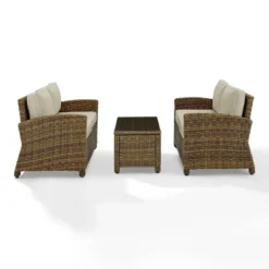 Bradenton 3pc Outdoor Wicker Seating Set - Crosley -Garden Furniture Discounts GUEST c76fc4ab e7f4 46fc 8840 cab880d5a334