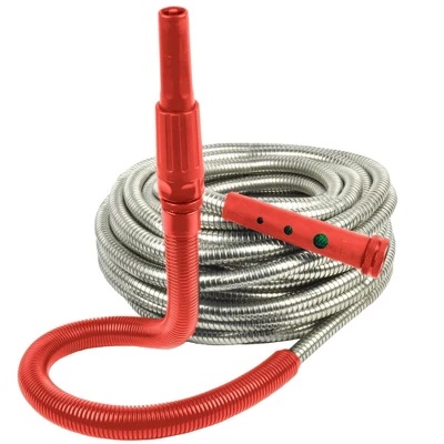 Bernini 75' Metal Garden Hose With Flex End Watering Wand 14 Bernini 75' Metal Garden Hose With Flex End Watering Wand - Image 12