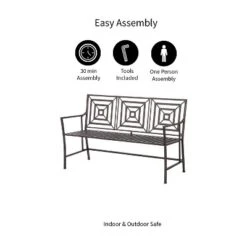 Evergreen Bronze Square Back Garden Bench 10 Evergreen Bronze Square Back Garden Bench -Garden Furniture Discounts GUEST ca510fde e1e9 43ed bcac 8492d8e72195