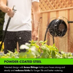 Yard Butler Swivel Hose Reel - Garden Hose Holder - Wall Mount - Heavy Duty With 90 Degree Pivot - ISRM-90 -Garden Furniture Discounts GUEST cad6b393 41a2 4d34 b84e e18cca768ce5