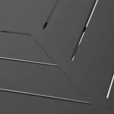 7pc Outdoor Dining Set With Svivel Chairs With Cushions & Large Metal Rectangle Table With Umbrella Hole - Captiva Designs 6 7pc Outdoor Dining Set With Svivel Chairs With Cushions & Large Metal Rectangle Table With Umbrella Hole - Captiva Designs - Image 4