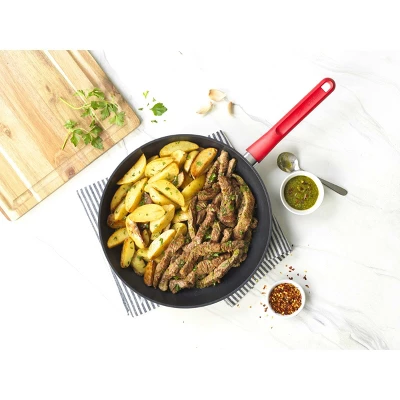 GoodCook ProEase Nonstick 12" Fry Pan Red 5 GoodCook ProEase Nonstick 12" Fry Pan Red - Image 3