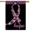 Hope Ribbon Floral House Flag Breast Cancer Awareness 28" X 40" Briarwood Lane 1 Hope Ribbon Floral House Flag Breast Cancer Awareness 28" X 40" Briarwood Lane -Garden Furniture Discounts GUEST ce014c6c 1de3 4090 bc1f f61262e145cf