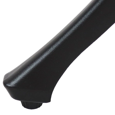 Sunnydaze Decor Sunnydaze 30.75" Round Sigonella Cast Aluminum Outdoor Patio Table, Black 7 Sunnydaze Decor Sunnydaze 30.75" Round Sigonella Cast Aluminum Outdoor Patio Table, Black - Image 5