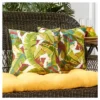 Set Of 2 Palm Leaves Multi Outdoor Square Throw Pillows - Kensington Garden -Garden Furniture Discounts GUEST cf5e704f 69cb 4b29 b1f5 0f9f4c06c881
