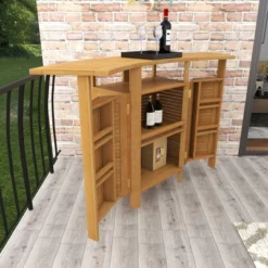 Patio Bar Table Teak - Olivia & May -Garden Furniture Discounts GUEST d15bcbfe 2cc4 423a a4fa dc7d4ea1a6d4