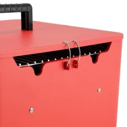 Permasteel Square Portable Charcoal Grill PG-40C10-RD - Red -Garden Furniture Discounts GUEST d2a8da84 280f 49a5 bf48 0357141a3ef3