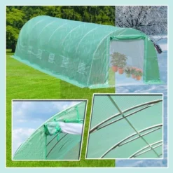 Aoodor Large Walk-in Green House With Zippered Screen Doors -Garden Furniture Discounts GUEST d30564b1 8a46 4ca5 9599 22750da34208