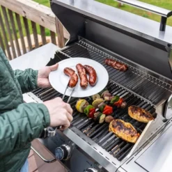 4-Burner Propane Stainless Steel Gas Grill With ClearView Lid Model 41847NG - Monument Grills -Garden Furniture Discounts GUEST d34460af ab50 4b0c 900f 81e7d7c1bd68