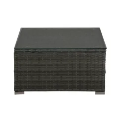 4pc Outdoor Wicker Conversation Set - Red/Brown - GODEER -Garden Furniture Discounts GUEST d4c9b095 82c5 46f1 94be 14096f43f446