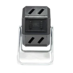 FCMP Outdoor Lawn & Garden 22.5 Gallon Plastic Tumbling Composter Rotating Yard Waste Bin With Aeration Holes, Black -Garden Furniture Discounts GUEST d9538727 ce8e 40f1 b716 f7f264212343