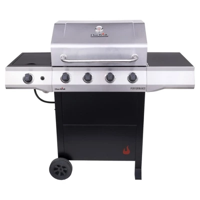 Char-Broil Performance Series Stainless Steel 4 Burner 32,000 BTU Outdoor Propane Gas Grill With 435 Square Inches Of Cooking Space And Side Burner 3 Char-Broil Performance Series Stainless Steel 4 Burner 32,000 BTU Outdoor Propane Gas Grill With 435 Square Inches Of Cooking Space And Side Burner