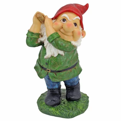 Design Toscano Bogey Burt Garden Gnome Statue 4 Design Toscano Bogey Burt Garden Gnome Statue - Image 2