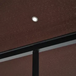 Outsunny 116.25" X 116.25" Outdoor Patio Gazebo Canopy Tent With Mesh Sidewalls, 2-Tier Canopy For Backyard, Coffee -Garden Furniture Discounts GUEST ddf97f92 3a8a 427b 9d20 2ee2877b49dc