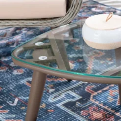 3pc Bertram Outdoor Wicker Conversation Set Gray - Linon -Garden Furniture Discounts GUEST de99edb0 f374 4ada a2b9 3f90ff778805