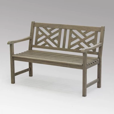 Cambridge Casual Isla Teak Patio Garden Bench 11 Cambridge Casual Isla Teak Patio Garden Bench - Image 9
