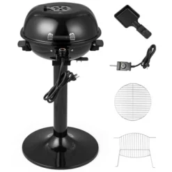 Costway 1600W Electric BBQ Grill With Warming Rack, Temperature Control & Grease Collector -Garden Furniture Discounts GUEST dfadd000 402e 444f b47f c39ff123afdb