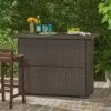 Trinidad Wicker Bar - Dark Brown - Christopher Knight Home -Garden Furniture Discounts GUEST e2a17abf ddf7 46ee 810c 07c811f40c0c