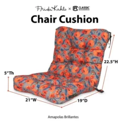 Frida Kahlo Patio Seat Back Cushion - Classic Accessories -Garden Furniture Discounts GUEST e2a78385 6d0d 428b b714 38bd47698dcf