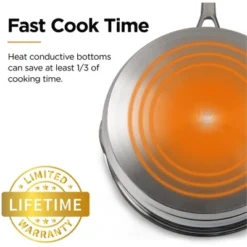 Othello 10-Piece Tri-Ply Stainless Steel Cookware Set, Induction Cooktop Compatible, Professional Performance Pots & Pans, Oven Safe, Dishwasher Safe -Garden Furniture Discounts GUEST e31796ab 4eec 44cc b75f d0dd0134190a