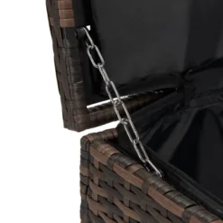 6pc Wicker Outdoor Conversation Set With Cushions - Orange - EDYO LIVING -Garden Furniture Discounts GUEST e39d4604 082d 454e 9c25 51ee2a1e7933